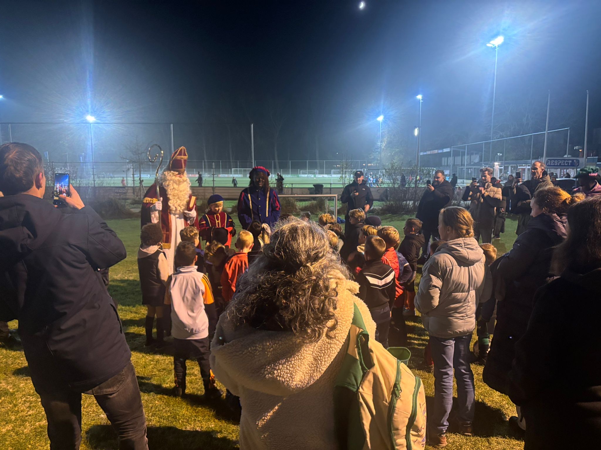 Sint en Pieten op bezoek