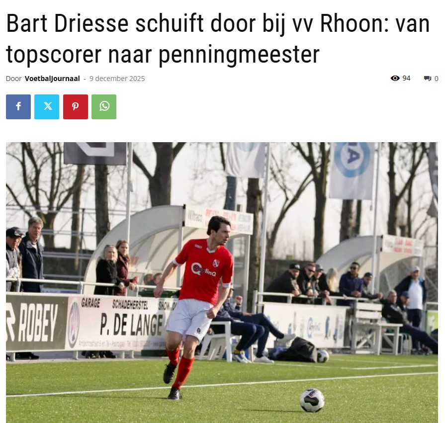 BART DRIESSE & WOUT MESSEMAKER IN VOETBALJOURNAAL