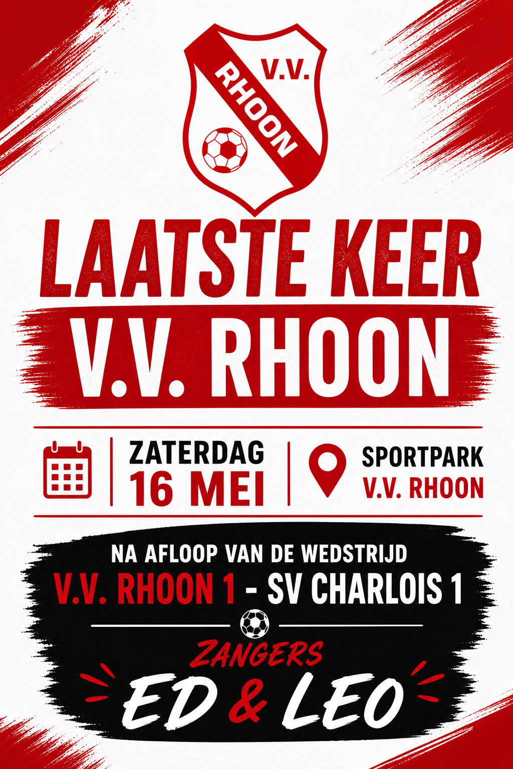 16 mei : Seizoen en Club uitluiden !